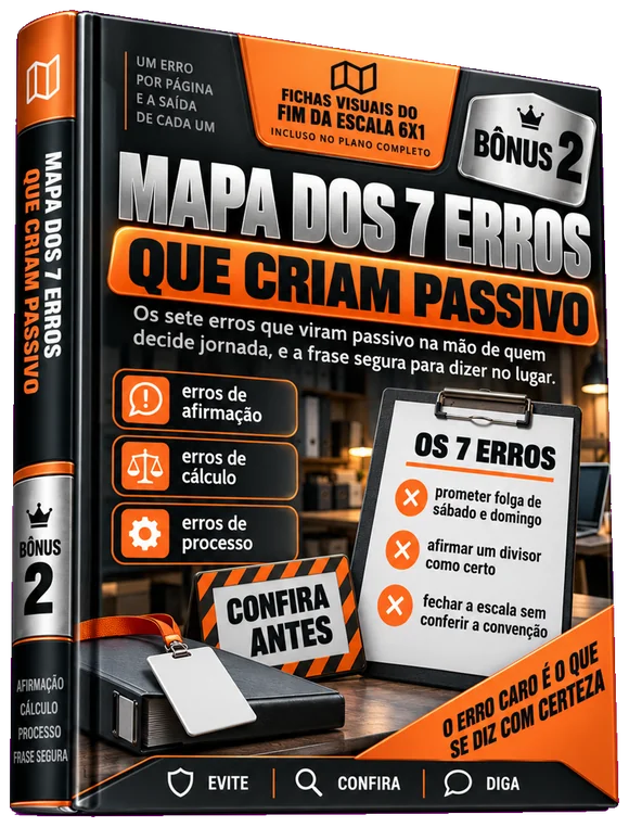 Bônus 2: Mapa dos 7 Erros que Criam Passivo