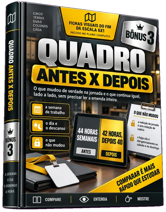 Bônus 3: Quadro Antes x Depois